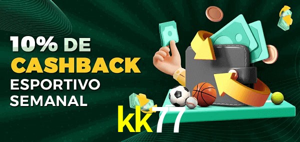 10% de bônus de cashback na kk77