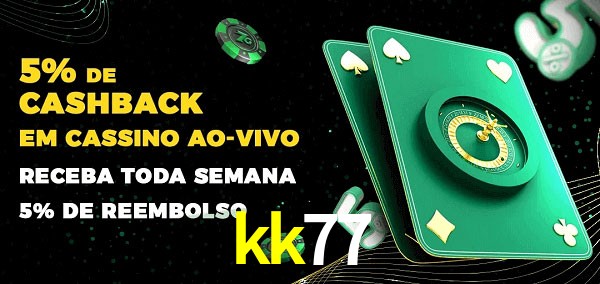 Promoções do cassino ao Vivo kk77
